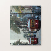 Het centrum van New Orleans Louisiana Trolley Legpuzzel (Verticaal)