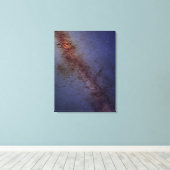 Het centrum van onze Melkweg Canvas Afdruk (Insitu (Houten vloer))