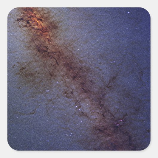Het centrum van onze Melkweg Vierkante Sticker (Voorkant)