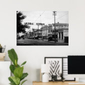 Het centrum van Palo Alto in Poster 1914 (Thuiskantoor)