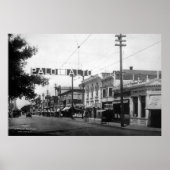 Het centrum van Palo Alto in Poster 1914 (Voorkant)