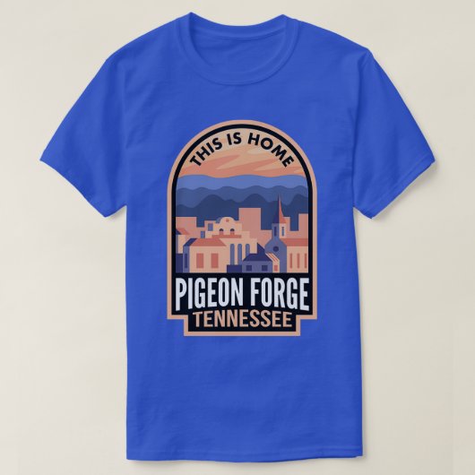 Het centrum van Pigeon Forge Tennessee Dit is thui T-shirt (Design voorkant)