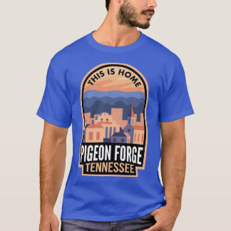 Het centrum van Pigeon Forge Tennessee Dit is thui T-shirt
