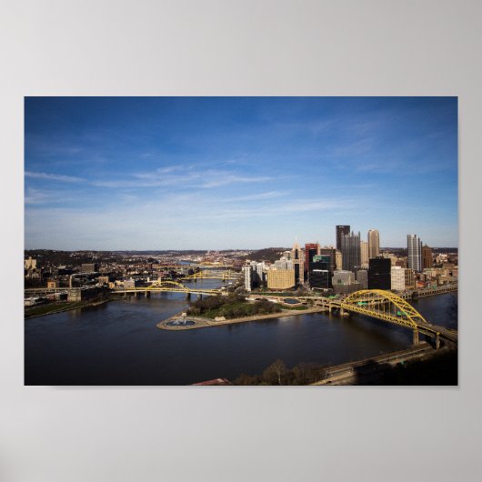 Het centrum van Pittsburgh, Pennsylvania Poster (Voorkant)