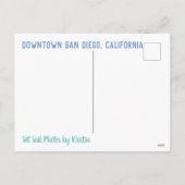 Het centrum van San Diego Feestdagenkaart (Achterkant)