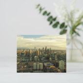 Het centrum van Seattle Skyline Briefkaart (Staand voorkant)