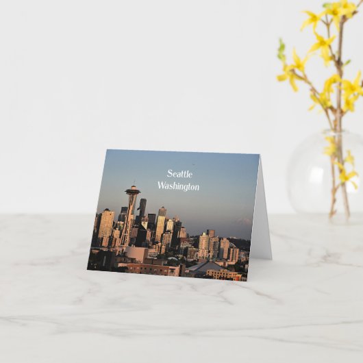 Het centrum van Seattle, Washington Kaart (Gele Bloem)