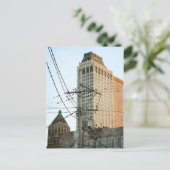 Het centrum van Tulsa met vogels Briefkaart (Staand voorkant)