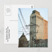 Het centrum van Tulsa met vogels Briefkaart (Voorkant / Achterkant)