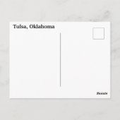 Het centrum van Tulsa, Oklahoma Briefkaart (Achterkant)