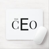 Het CEO Bureaublad Grafische Muismat (Met muis)