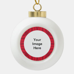 Het ceramische Ornament van het Lijst van de Bal