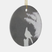 Het Ceramische Ornament van het Silhouet van de (Rechts)