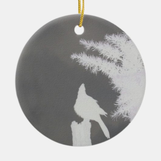 Het Ceramische Ornament van het Silhouet van de (Voorkant)