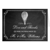 Het Chalkboard Hot Air Ballon Wedding Collectie (Voorkant Horizontaal)