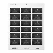 Het Chalkboard Hot Air Ballon Wedding Collectie Etiket (Full Sheet)