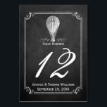 Het Chalkboard Hot Air Ballon Wedding Collectie Kaart<br><div class="desc">Het Chalkboard Hot Air Ballon Wedding Collectie - Tabelnummer Kaarten. *** HOE MOET U BESTELLEN *** Gelieve elke tabelnummerkaart aan te passen en toe te voegen aan uw karretje, één voor één. Zazzle beschikt momenteel niet over een systeem om een aanpassing van de producten mogelijk te maken nadat een bestelling...</div>