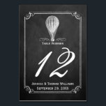 Het Chalkboard Hot Air Ballon Wedding Collectie Kaart<br><div class="desc">Het Chalkboard Hot Air Ballon Wedding Collectie - Tabelnummer Kaarten. *** HOE MOET U BESTELLEN *** Gelieve elke tabelnummerkaart aan te passen en toe te voegen aan uw karretje, één voor één. Zazzle beschikt momenteel niet over een systeem om een aanpassing van de producten mogelijk te maken nadat een bestelling...</div>