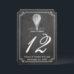 Het Chalkboard Hot Air Ballon Wedding Collectie Kaart<br><div class="desc">Het Chalkboard Hot Air Ballon Wedding Collectie - Tabelnummer Kaarten. *** HOE MOET U BESTELLEN *** Gelieve elke tabelnummerkaart aan te passen en toe te voegen aan uw karretje, één voor één. Zazzle beschikt momenteel niet over een systeem om een aanpassing van de producten mogelijk te maken nadat een bestelling...</div>