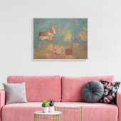 Het Chariot van Apollo Canvas Afdruk (Insitu (Woonkamer))