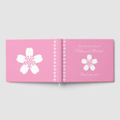 Het charmante Sakura in het Petal Pink Guest Book Gastenboek (Volledig)