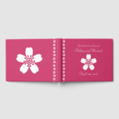 Het charmante Sakura in het Raspberry Guest Book Gastenboek (Volledig)