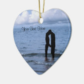 Het charmante Silhouette van Husband & Wife bij he Keramisch Ornament (Links)