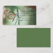 Het charmen van Duidelijke Botervlieg Visitekaartje (Voorkant / Achterkant)