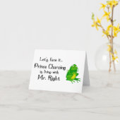 Het Charmeren van de prins notecards Kaart (Gele Bloem)