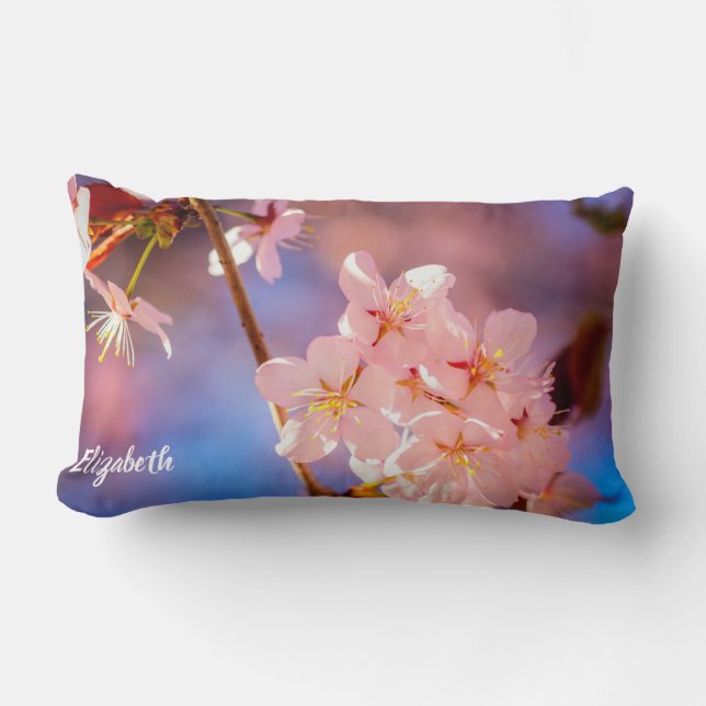 Het charmeren van de Sakura-bloemen in het voorjaa Kussen (Voorkant)