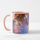 Het charmeren van de Sakura-bloemen in het voorjaa Mok (Links)