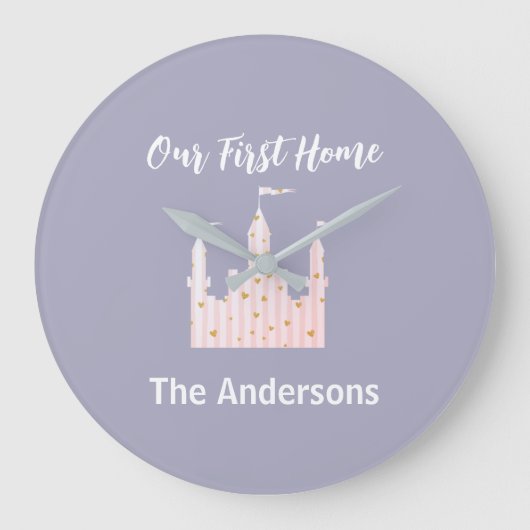 Het charmeren van ons eerste thuiskasteel grote klok (Voorkant)