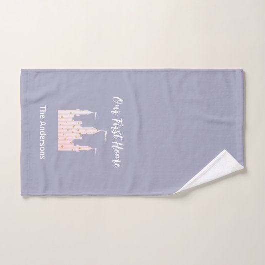 Het charmeren van ons eerste thuiskasteel handdoek (Handdoek)