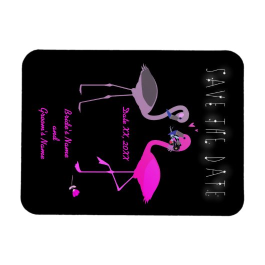 Het charmeren Vlamingraan sparen de Daddenbruiloft Magneet (Horizontaal)