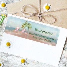 Het charteren adres van de Terugkeer van de Beach  Etiket