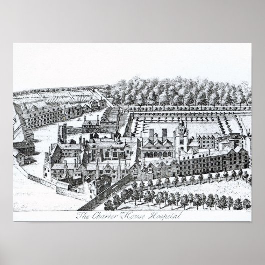 Het charterhuisziekenhuis, c.1720 poster (Voorkant)