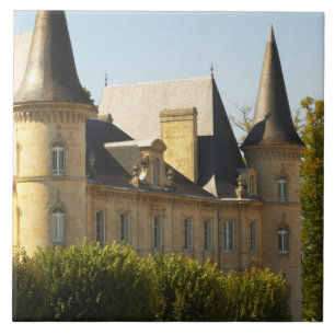 Het Chateau Baron Pichon Longueville in Tegeltje