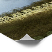 Het Chateau de Chinon castletheis op een heuvel Poster (Hoek)