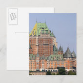 Het Chateau Frontenac in Quebec City, Canada. Briefkaart (Voorkant / Achterkant)