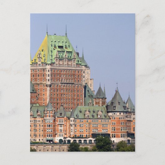 Het Chateau Frontenac in Quebec City, Canada. Briefkaart (Voorkant)