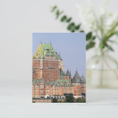 Het Chateau Frontenac in Quebec City, Canada. Briefkaart (Staand voorkant)