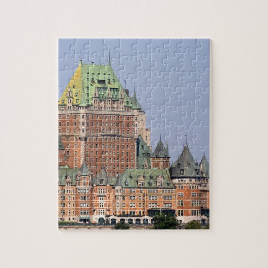 Het Chateau Frontenac in Quebec City, Canada. Legpuzzel (Verticaal)