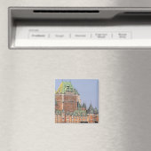 Het Chateau Frontenac in Quebec City, Canada. Magneet (Insitu (Vaatwasser))