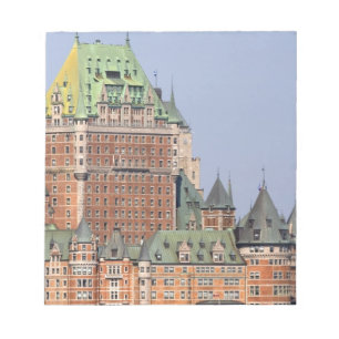 Het Chateau Frontenac in Quebec City, Canada. Notitieblok