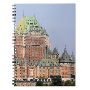 Het Chateau Frontenac in Quebec City, Canada. Notitieboek