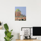 Het Chateau Frontenac in Quebec City, Canada. Poster (Thuiskantoor)