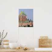 Het Chateau Frontenac in Quebec City, Canada. Poster (Keuken)
