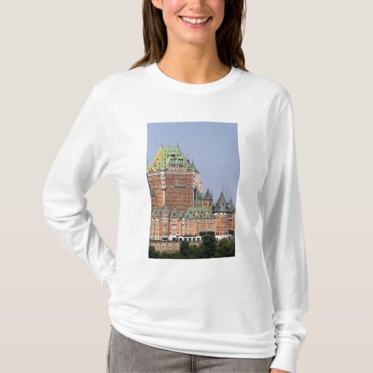 Het Chateau Frontenac in Quebec City, Canada. T-shirt (Voorkant)