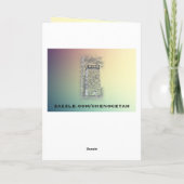 Het Cherokee Gelukkige Wenskaart van het Jubileum Kaart (Achterkant)