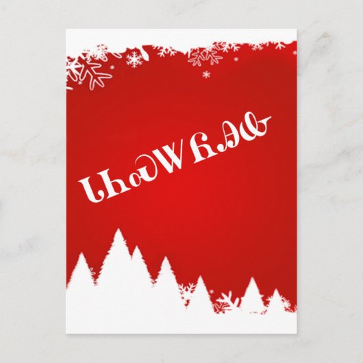 Het Cherokee Vrolijke Briefkaart van Kerstmis (Voorkant)